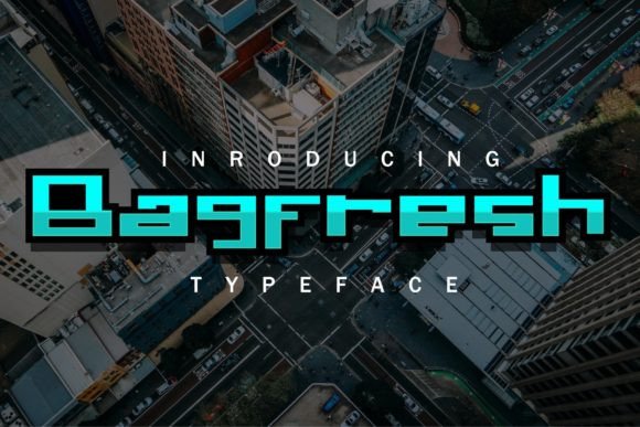 Bagfresh: A Playful Typeface for Web Design