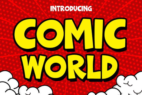 Comic World Font for Bold Web Typography