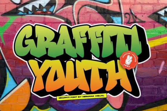 Graffiti Youth Font for Creative Projects