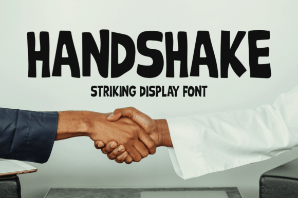 Handshake: A Bold Display Font for Impactful Campaigns