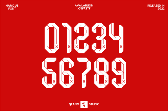 Haricus Font for Web Design Projects