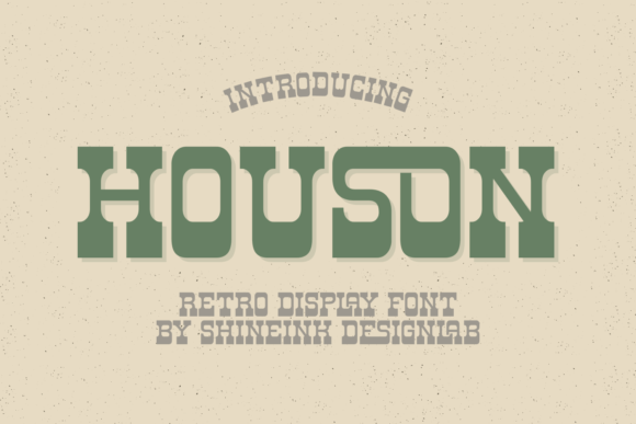 Houson Font for Web Design Projects