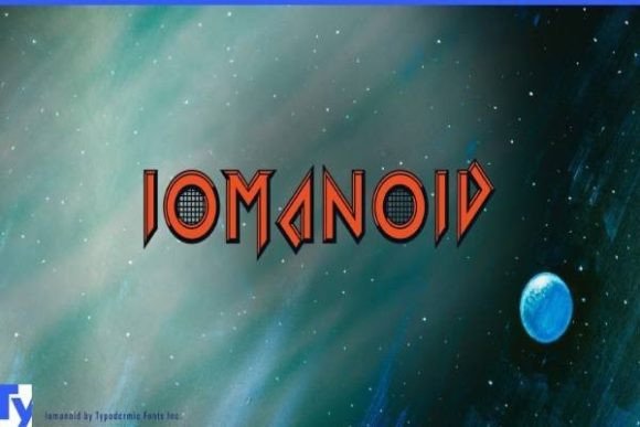 Iomanoid: The 80s Techno Font That Boosts Campaign Clarity