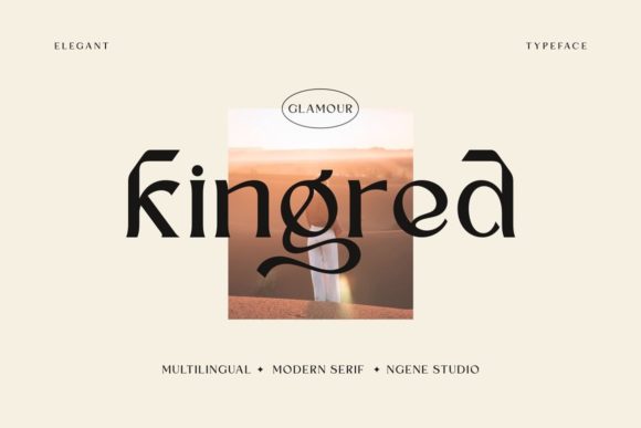 Kingred: A Vintage Serif Font for Timeless Branding