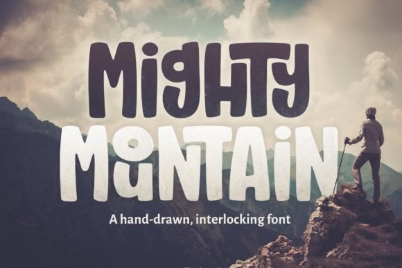 Mighty Mountain: A Bold Display Font for Web Design