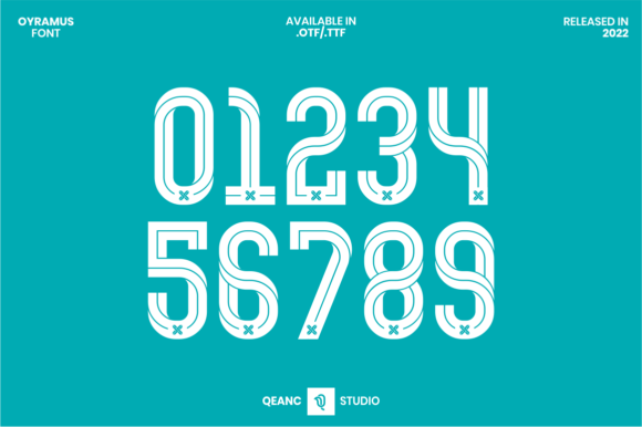 Oyramus: A Modern Display Font for Sporty Editorial Projects