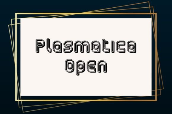 Plasmatica Open: A Bold Display Font for Modern Design
