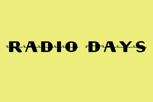 Radio Days: A Bold Display Font for Web Design