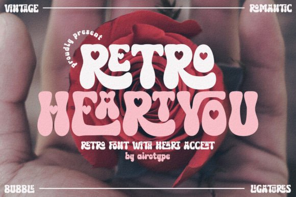 Retro Heart You: A Font That Elevates Brand Identity
