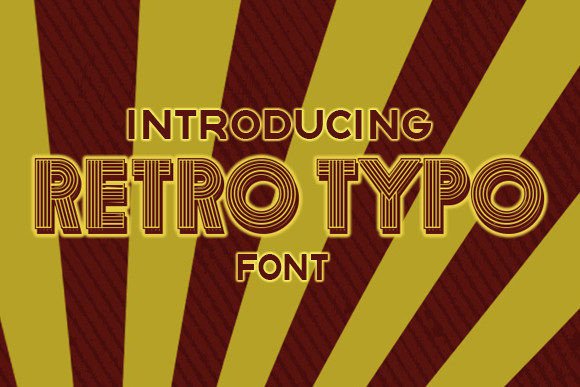 Retro Typo: A Vintage Font for Modern Campaigns