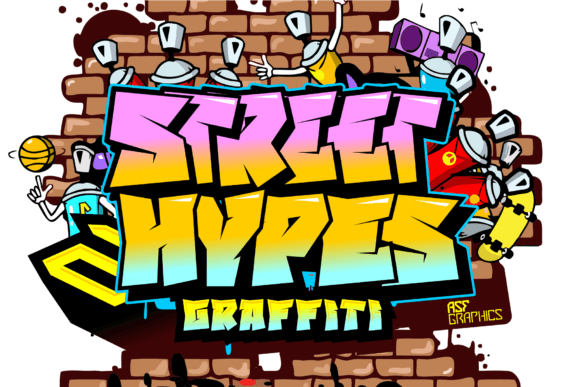 Street Hypes Graffiti: A Bold Display Font for Creative Branding