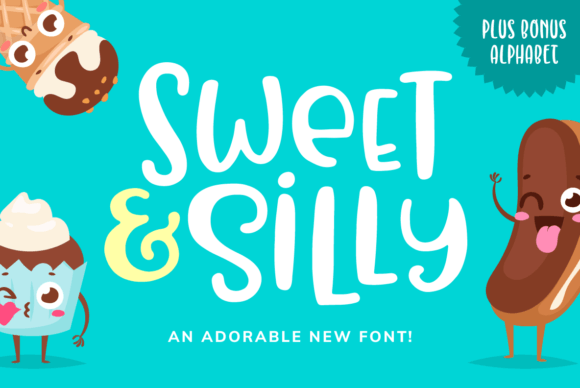 Sweet Silly Font for Editorial Design